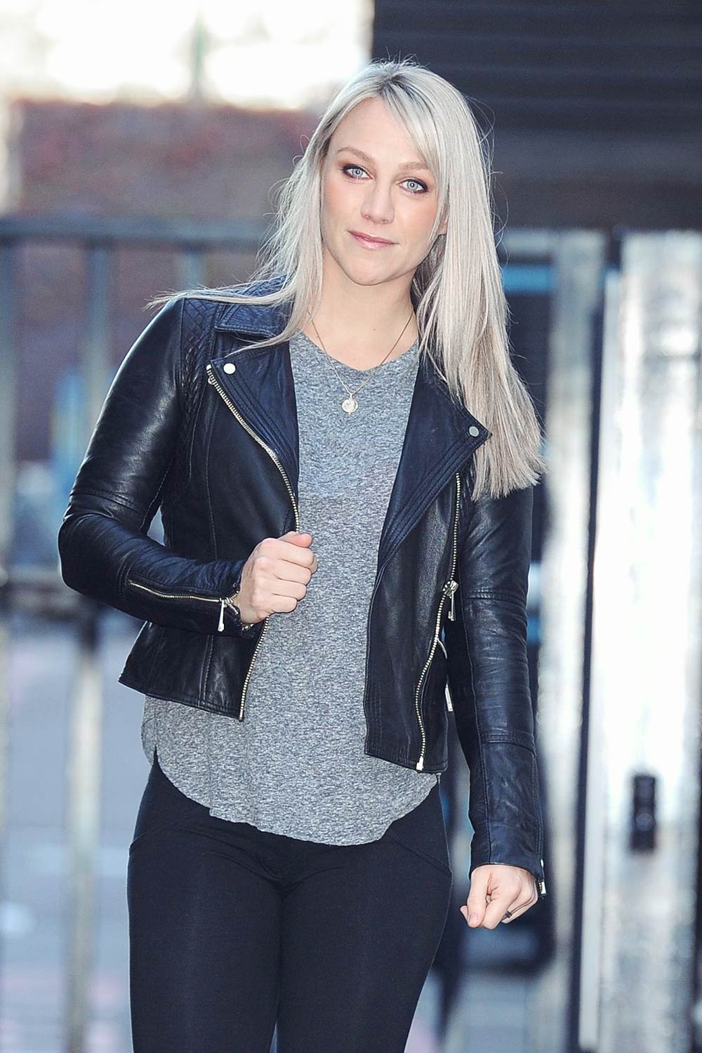 Chloe Madeley at ITV Studios - Leather Celebrities