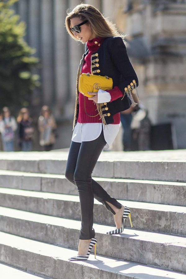 Alexandra Lapp Street Style at Paris Fashion Week