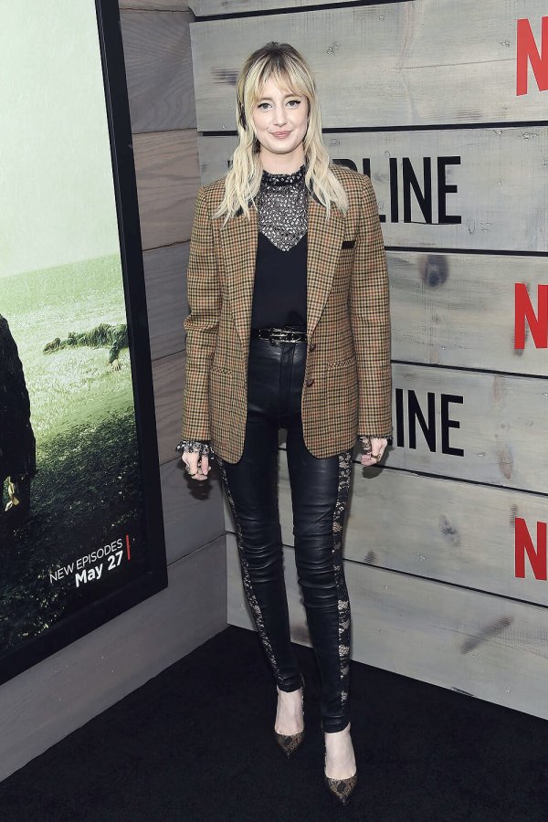 Andrea Riseborough attends the Bloodline premiere