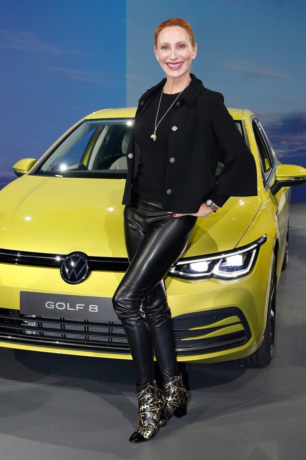 Andrea Sawatzki attends VW Golf 8 Presentation