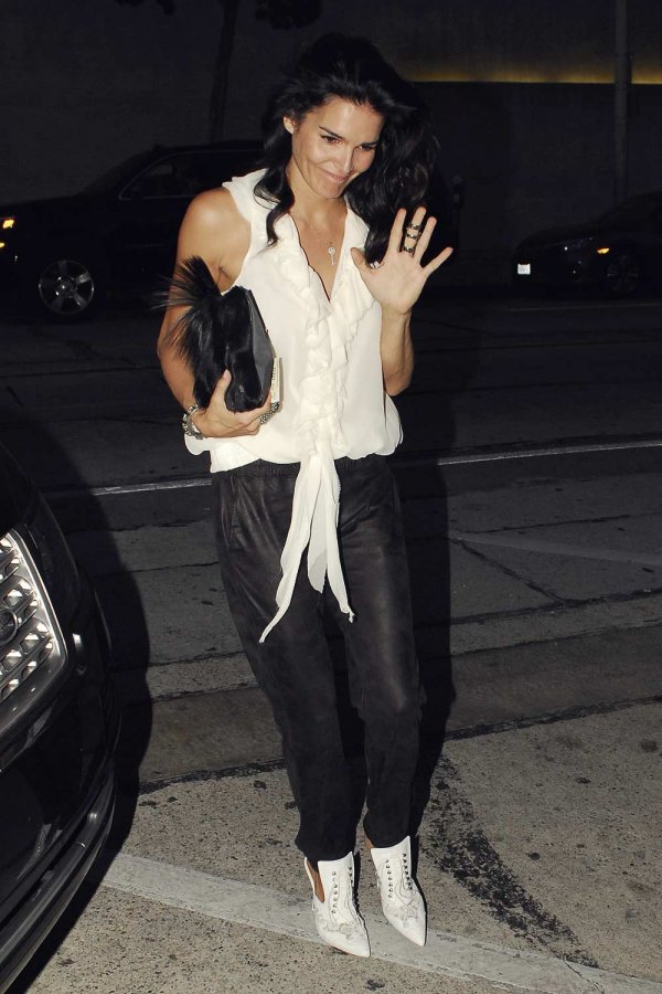 Angie Harmon at Craig’s Restaurant