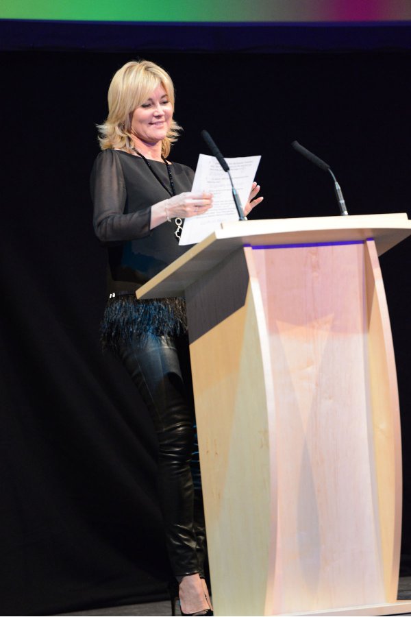 Anthea Turner attends Marie Curie Brain Game 2014