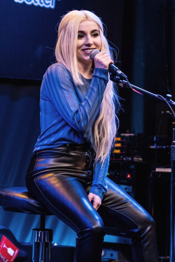 Ava Max performs at the Bloodworks Live Studios