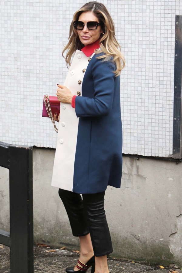 Ayda Field seen outside ITV Studios