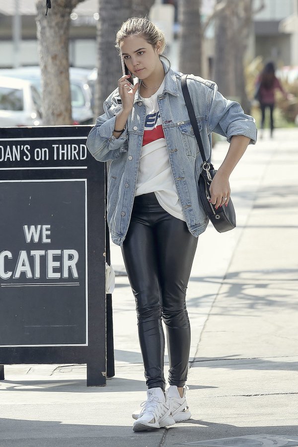 Bailee Madison leaving Joan’s on Third