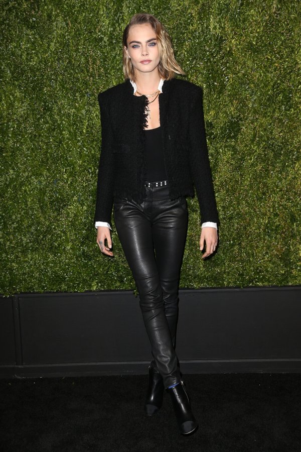 Cara Delevingne attends 14th Annual Tribeca Film Festival Artists Dinner hosted by Chanel in New Yor