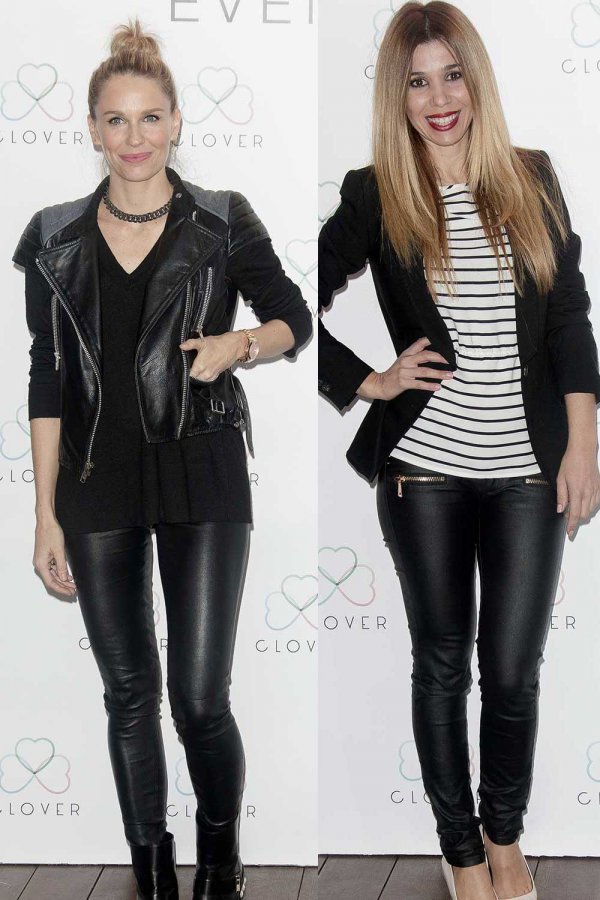 Carola Baleztena & Natalia Rodriguez attends the Clover photocall