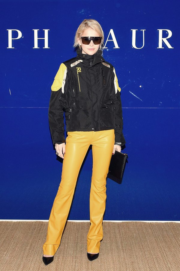 Caroline Daur attends Ralph Lauren show