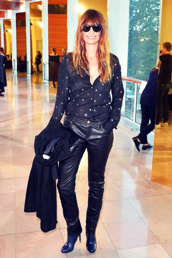 Caroline de Maigret attends Anthony Vaccarello