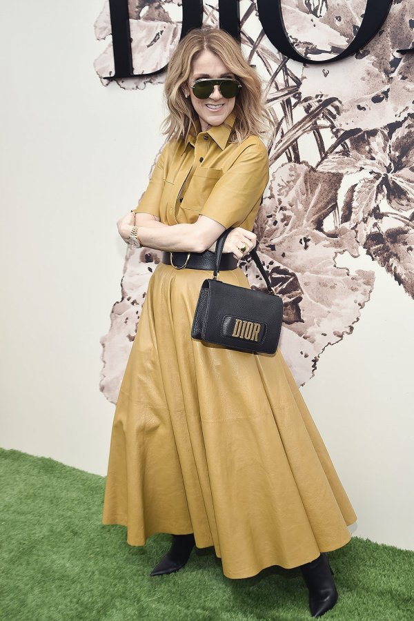 Celine Dion attends Christian Dior show