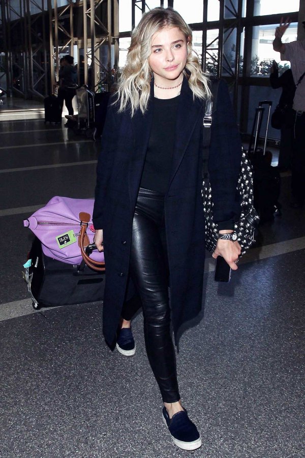 Chloe Moretz at LAX