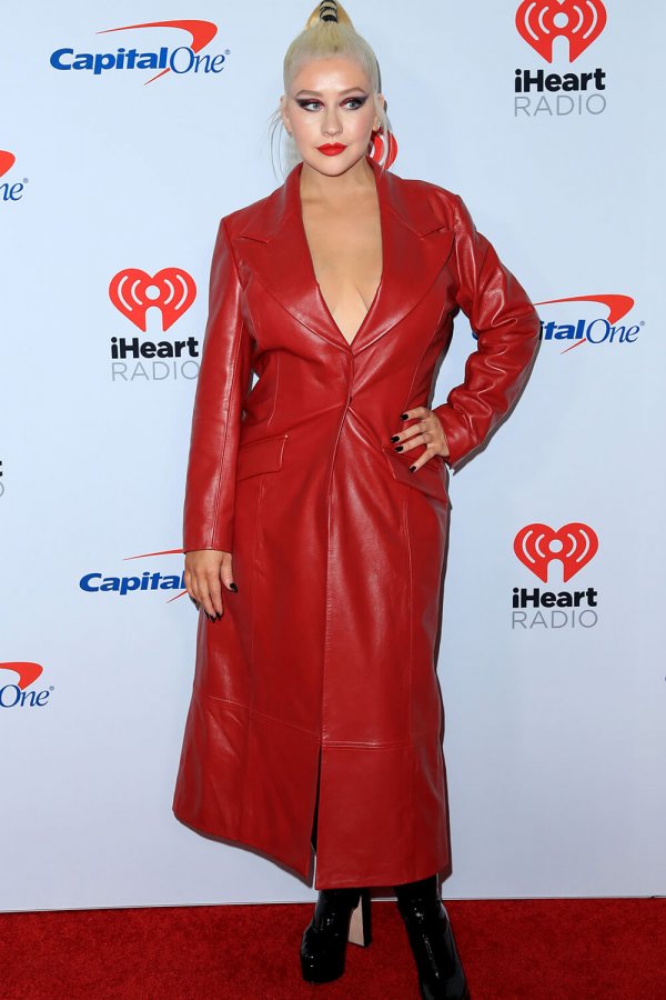 Christina Aguilera attends iHeartRadio Music Festival Las Vegas