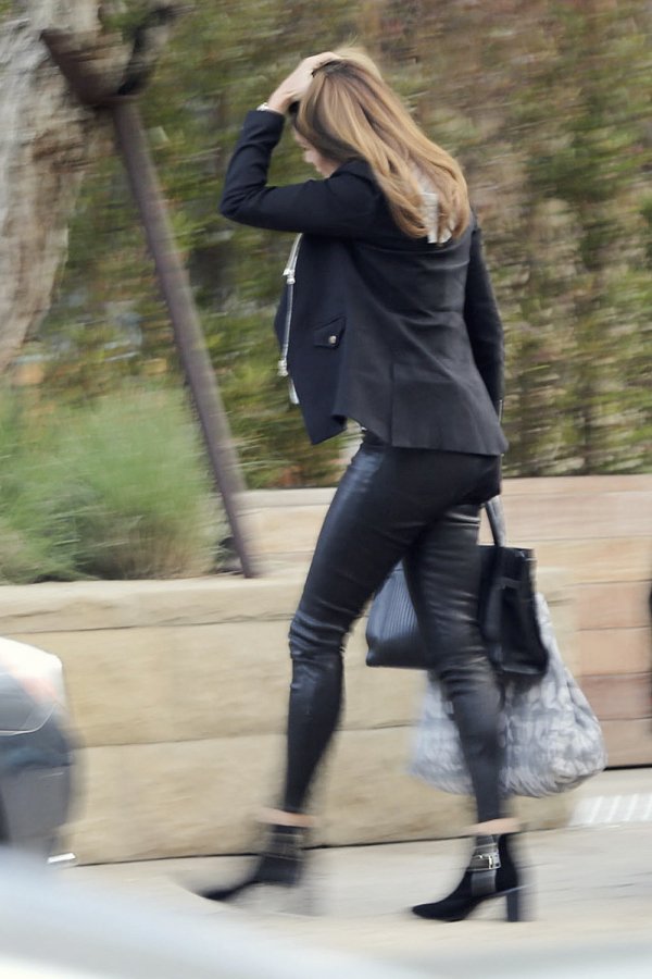 Cindy Crawford arriving at the Soho House Little Beach House