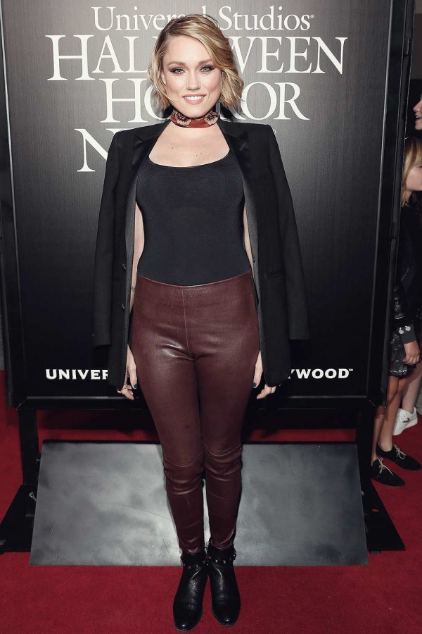 Clare Grant attends Universal Studios ‘Halloween Horror Nights’ opening night