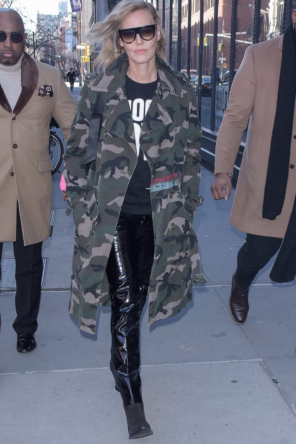 Connie Nielsen attends AOL Build