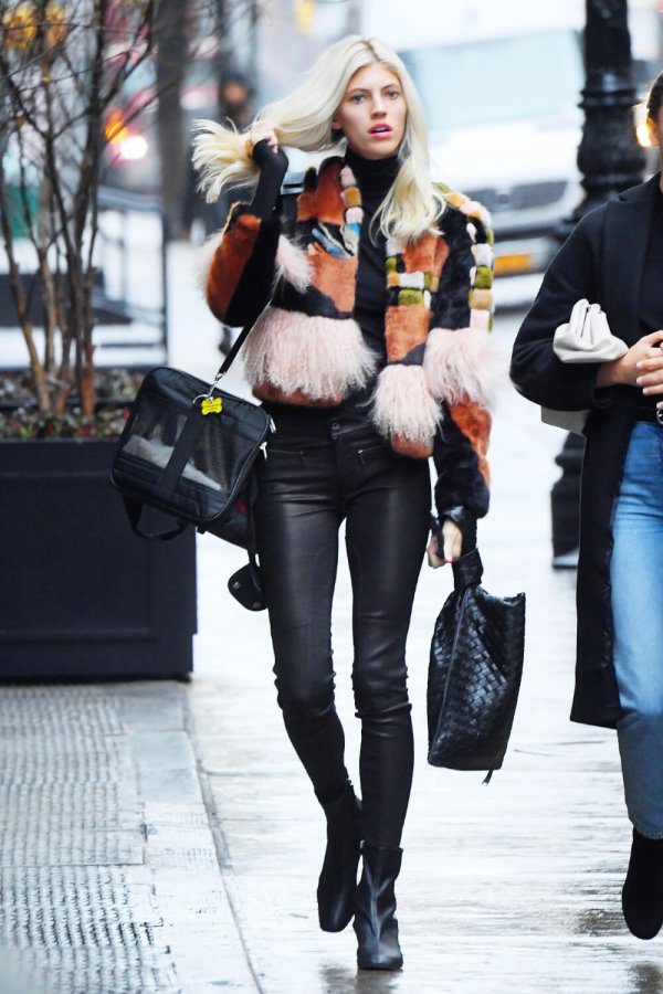 Devon Windsor is all style while out in SoHo