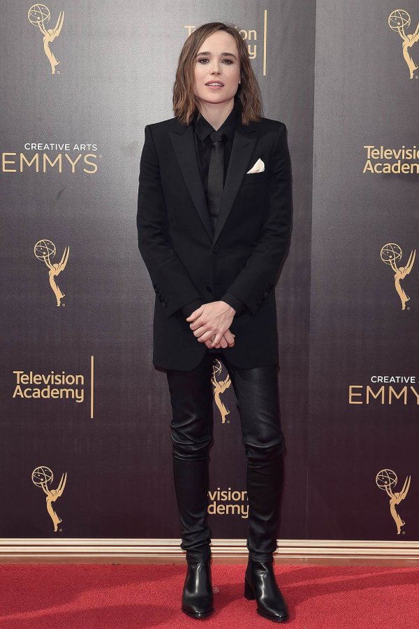 Ellen Page attends 2016 Creative Arts Emmy Awards