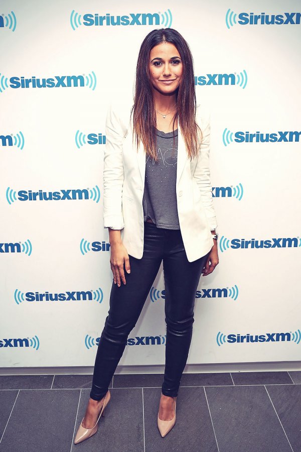 Emmanuelle Chriqui at SiriusXM Studios