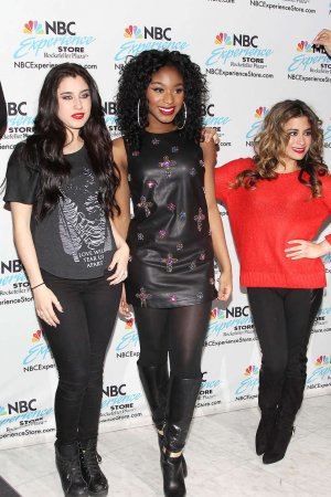 Fifth Harmony at the NBC Experience Store to promote and sign their new CD