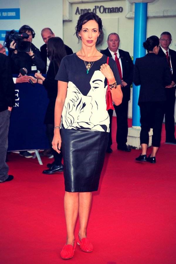 Geraldine Maillet attends the Jamais Entre Amis Premiere