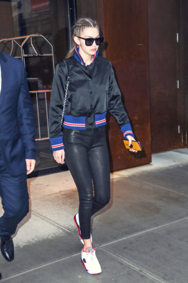 Gigi Hadid heading to the gym in New York City