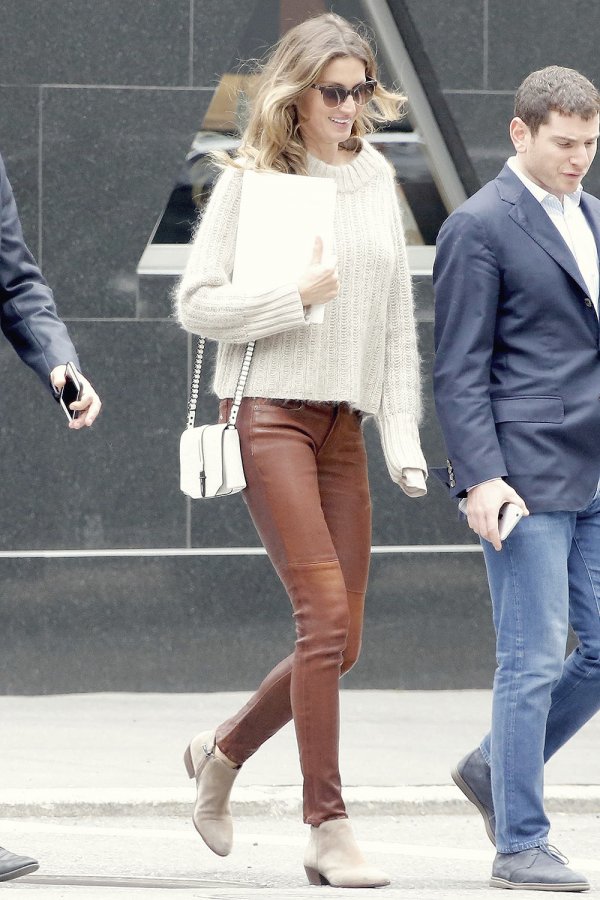 Gisele Bundchen out & about in NYC