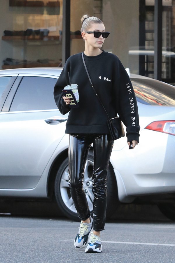 Hailey Baldwin is seen in Los Angeles