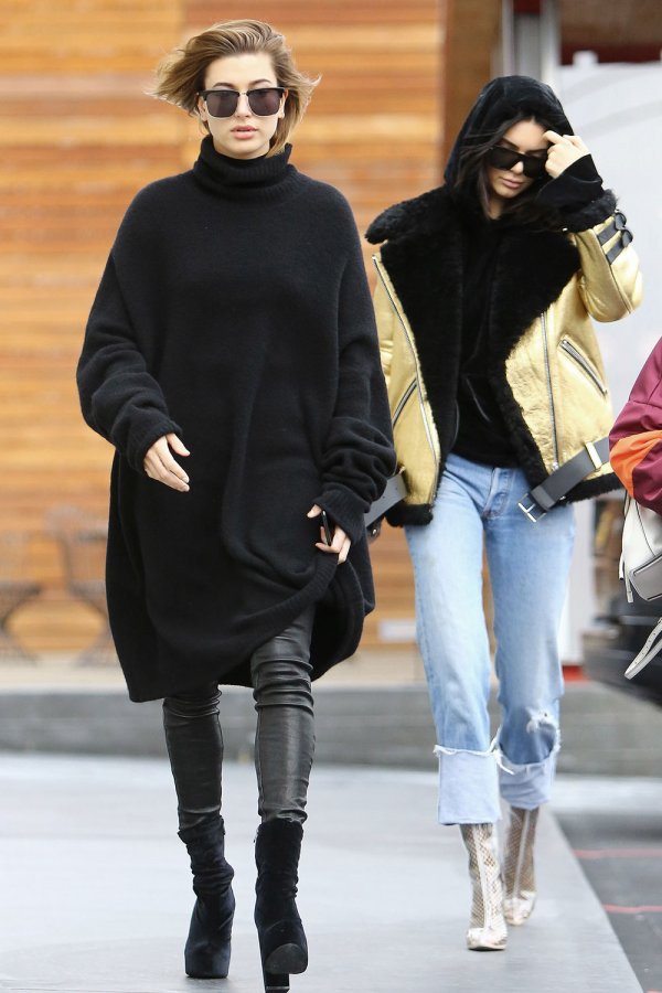 Hailey Baldwin & Kendall Jenner shopping in West Hollywood