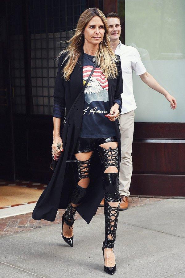 Heidi Klum out in NYC