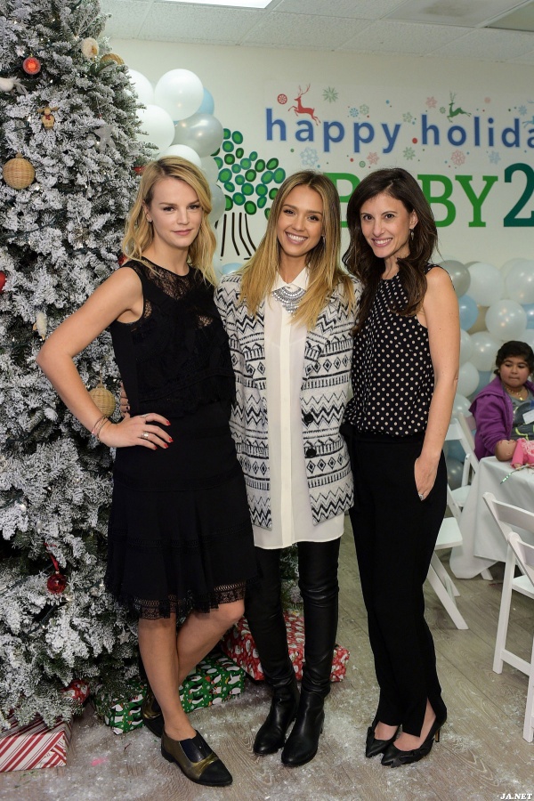 Jessica Alba attends Baby2Baby Holiday Party