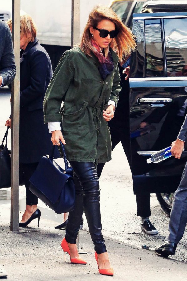 Jessica Alba out in NYC