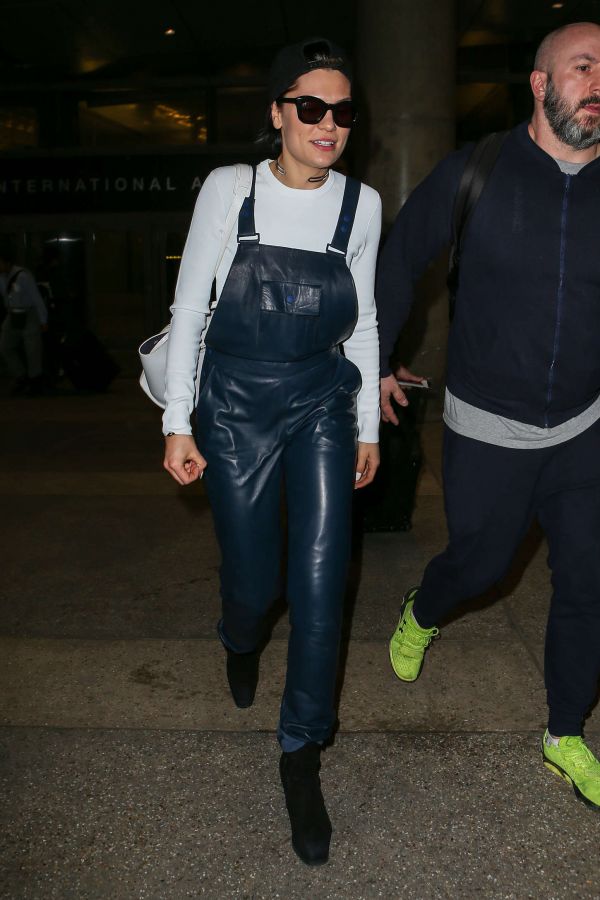 Jessie J arriving at LAX airport in Los Angeles