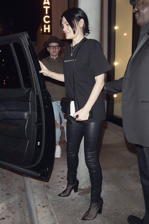 Jessie J is seen leaving Catch