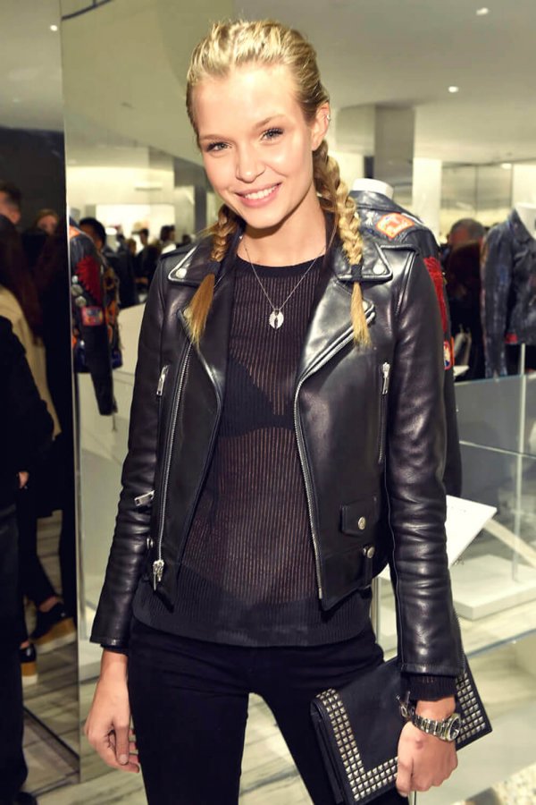 Josephine Skriver attends Barneys New York celebration of its new downtown flagship