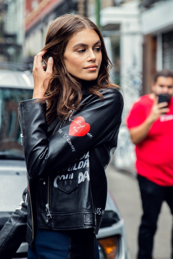 Kaia Gerber seen during New York Fashion Week SS 2019