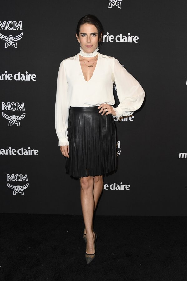 Karla Souza arrives at the Marie Claire Change Makers Celebration