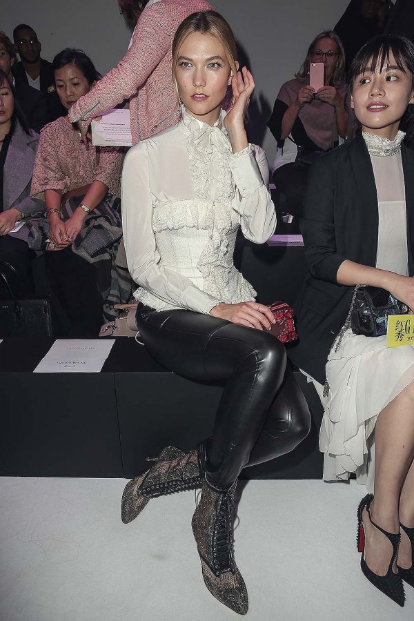 Karlie Kloss attends the Shiatzy Chen show