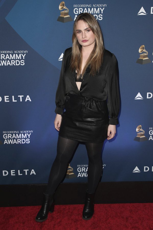 Kathryn Gallagher attends Delta Air Line Pre-Grammys party