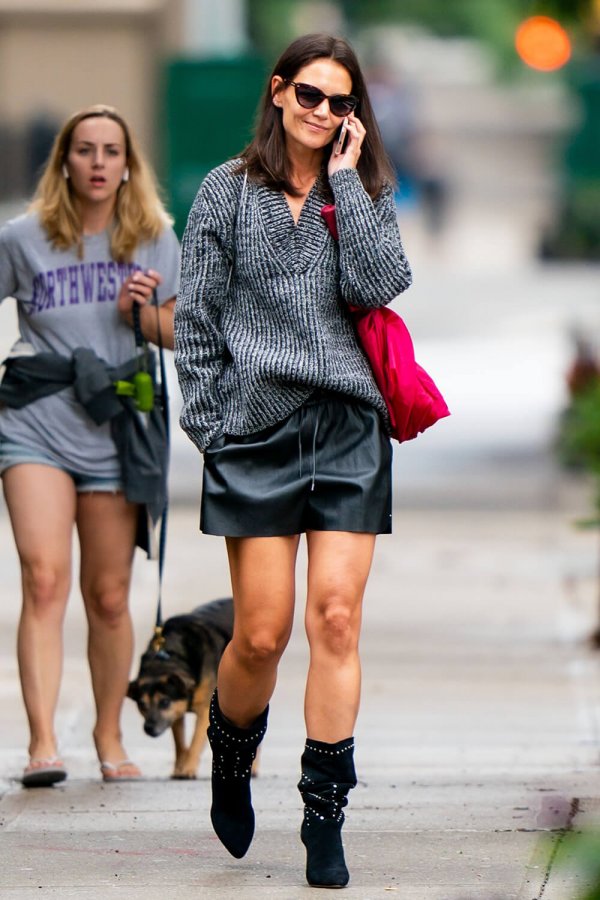 Katie Holmes out for a stroll in NYC