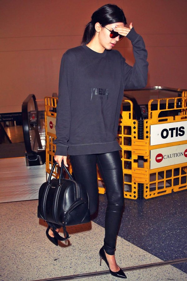 Kendall Jenner arrives at LAX Airport