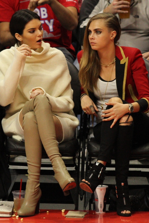 Kendall Jenner was seen enjoying the Lakers vs the Clippers