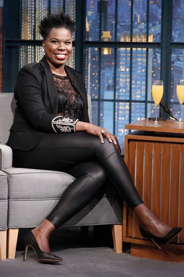 Leslie Jones at the Late Night with Seth Meyer