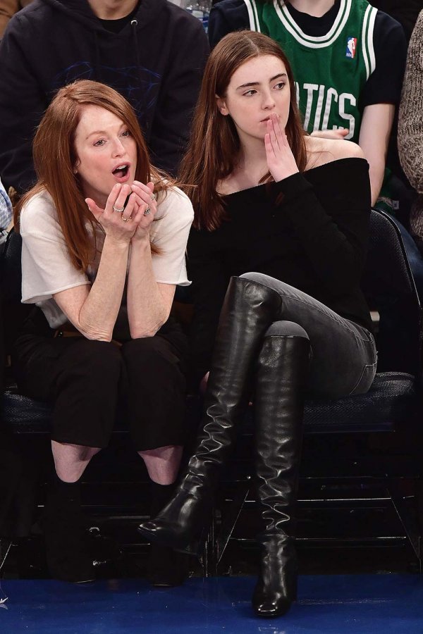 Liv Freundlich attends Boston Celtics Vs. New York Knicks game