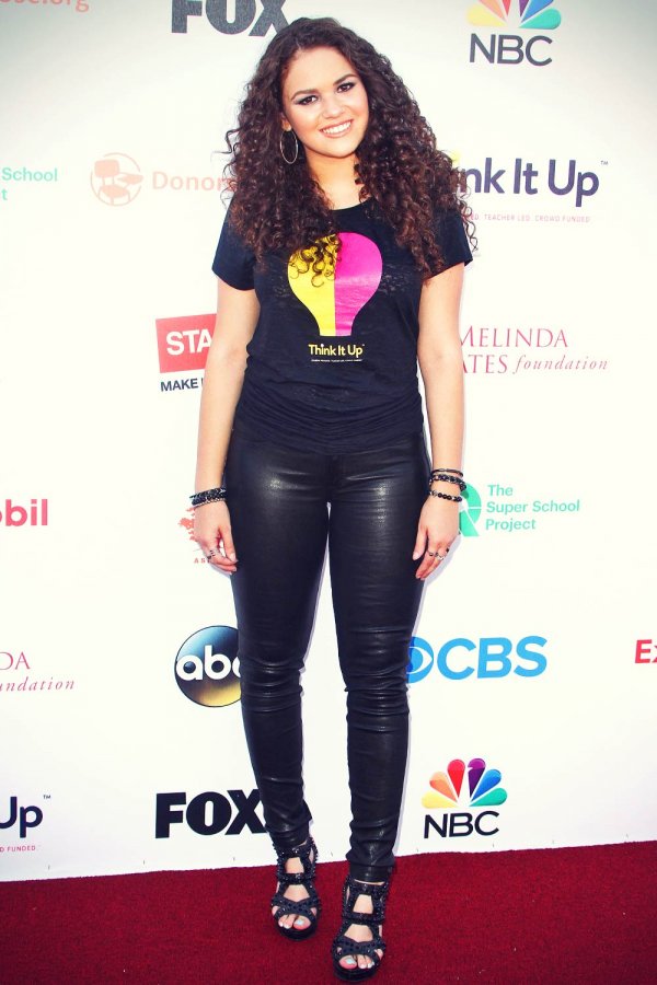 Madison Pettis attends Think It Up Education Initiative Telecast