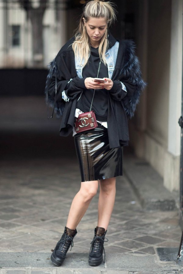 Mathilde Frachon street style in Paris