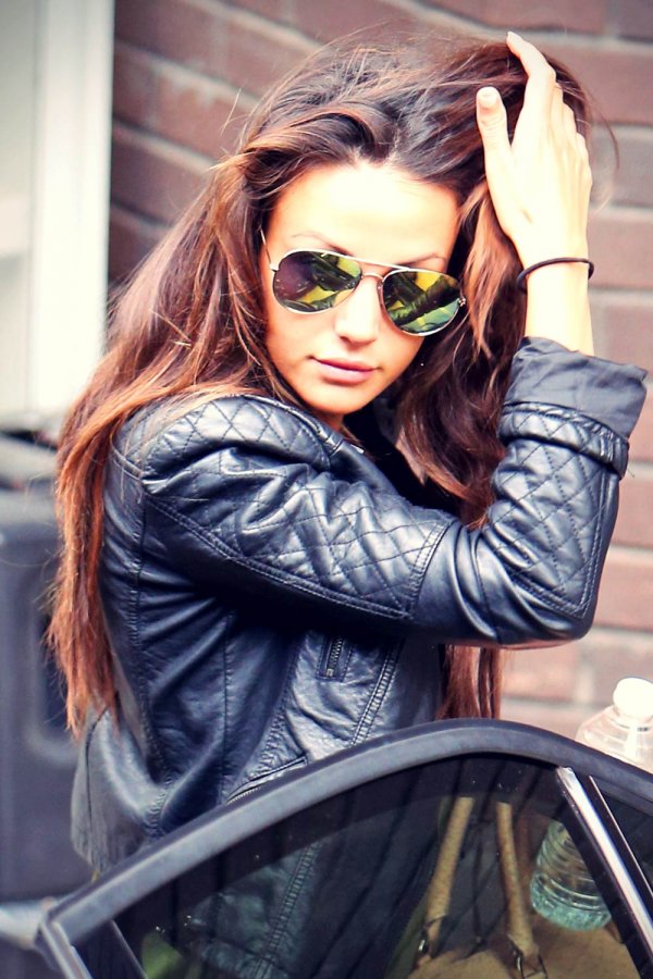 Michelle Keegan seen outside the London Studios