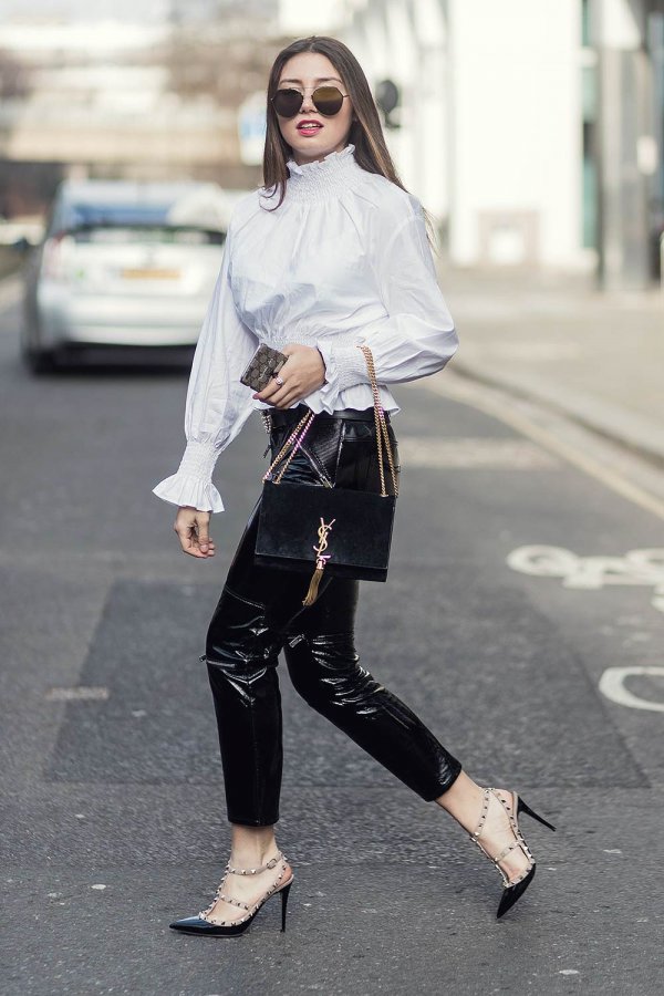 Milena Karl street style in London