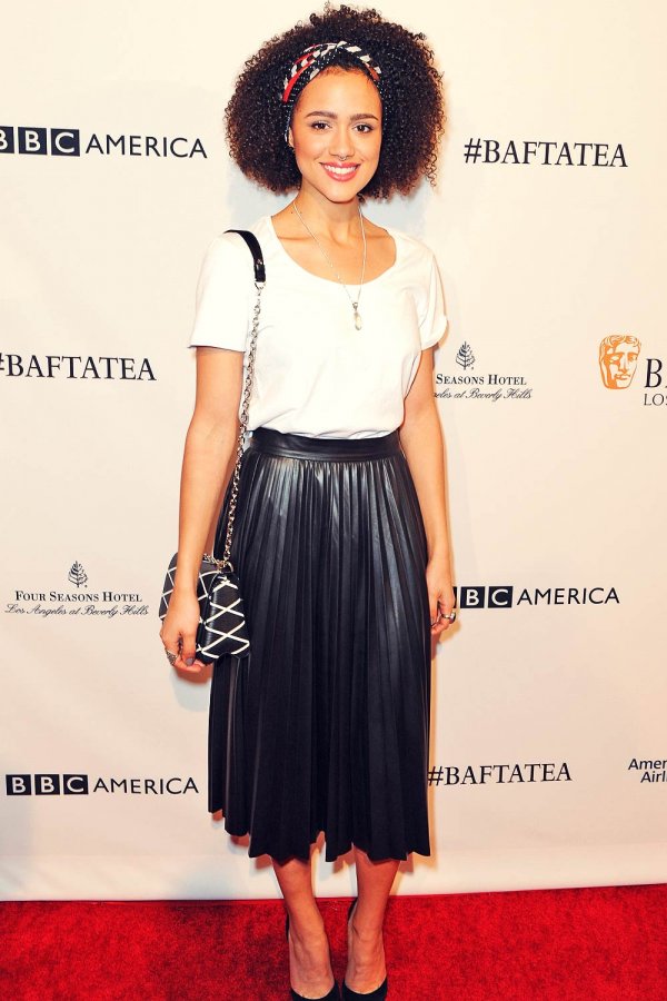 Nathalie Emmanuel attends BAFTA Los Angeles Awards Season Tea