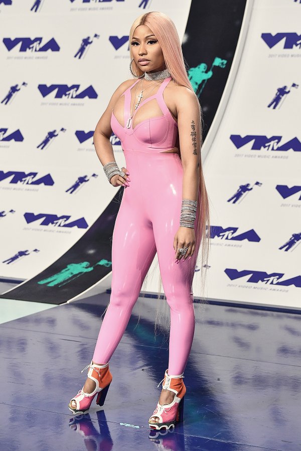 Nicki Minaj attends 2017 MTV Video Music Awards