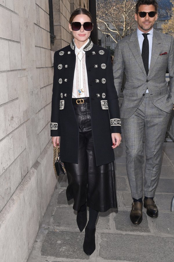 Olivia Palermo attends Christian Dior Show Haute Couture Spring/ Summer